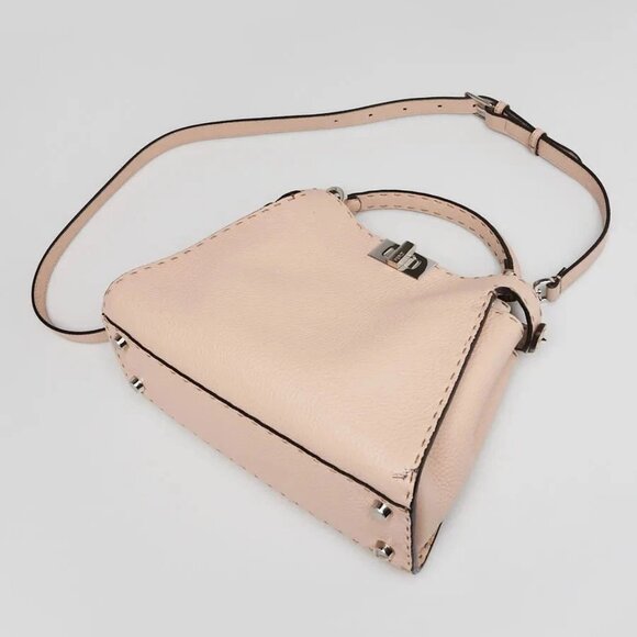 Fendi Beige Selleria Leather Peekaboo Bag 8BN302 - Picture 3 of 12